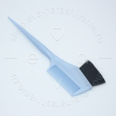 Кисть для окрашивания волос с расческой DEWAL JPP049 blue