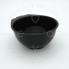 Чаша для краски SIBEL с ручкой круглая черная, 300 мл