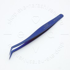 Пинцет VETUS MCS-16-13C BLUE для наращивания ресниц